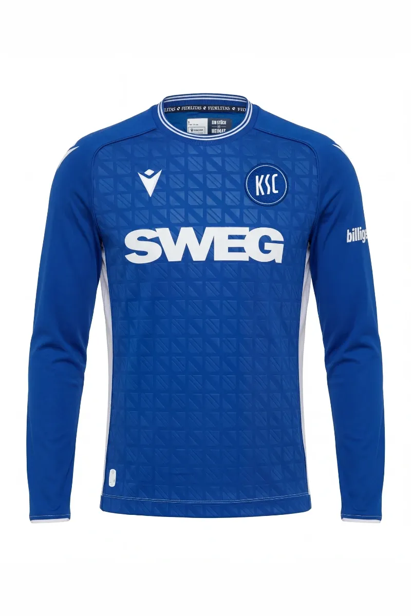 Karlsruher SC Trikot Heim Langarm 26-27