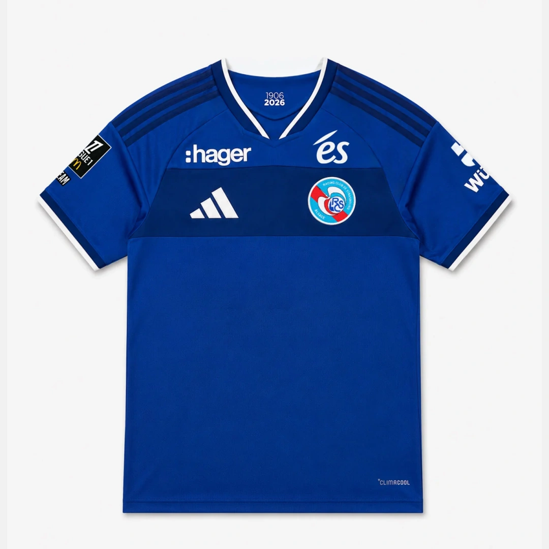 Ligue 1-Strasbourg 2026/2027 Authentic Home Jersey - Junior 