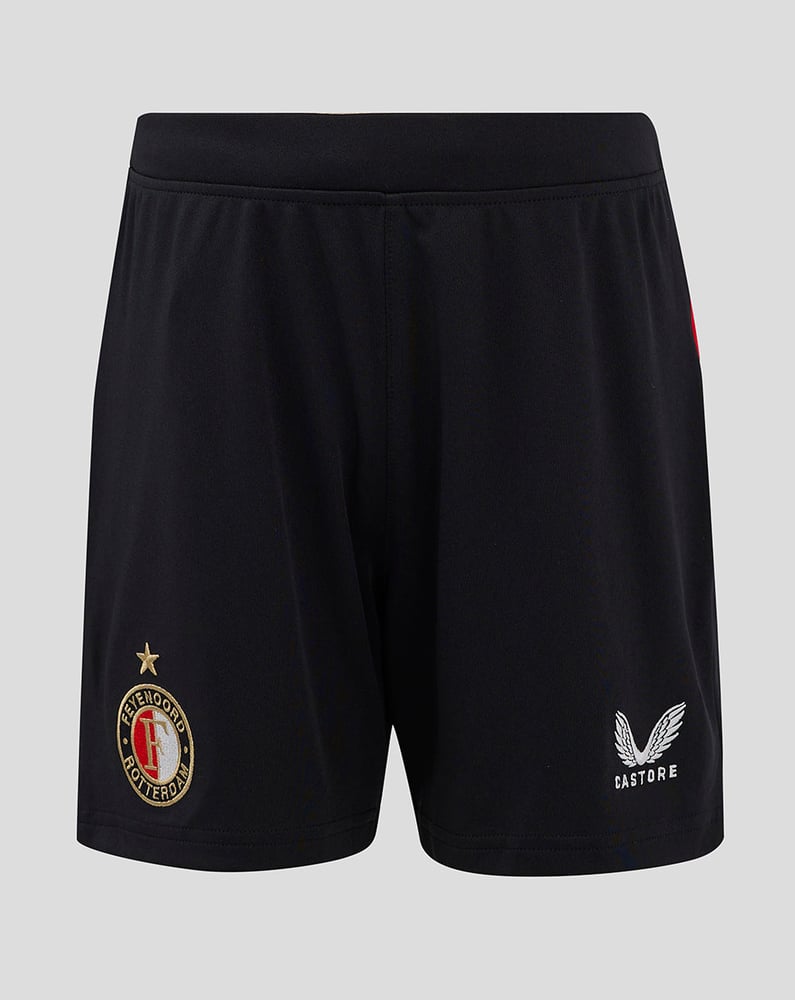Jongens Feyenoord 2024/25 Thuis Shorts [=Eredivisie-Feyenoord=]