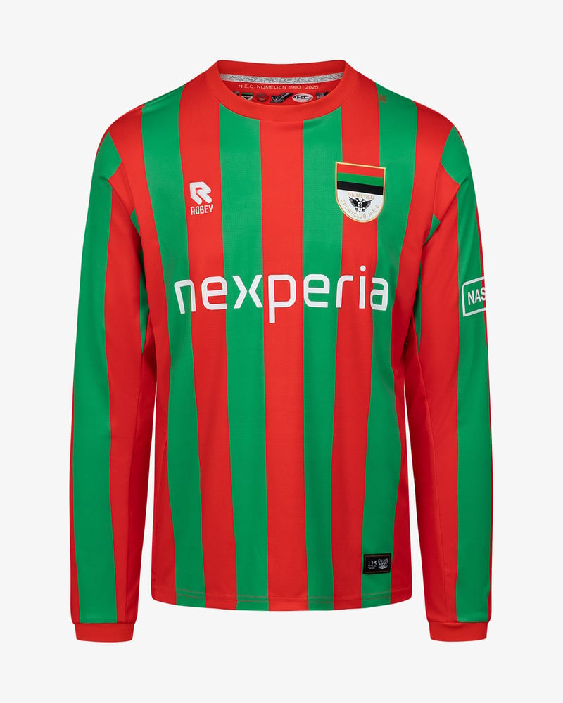 Heren N.E.C. Nijmegen 2025/26 Thuis Longsleeve Shirt 2 [=Eredivisie-N.E.C. Nijmegen=]