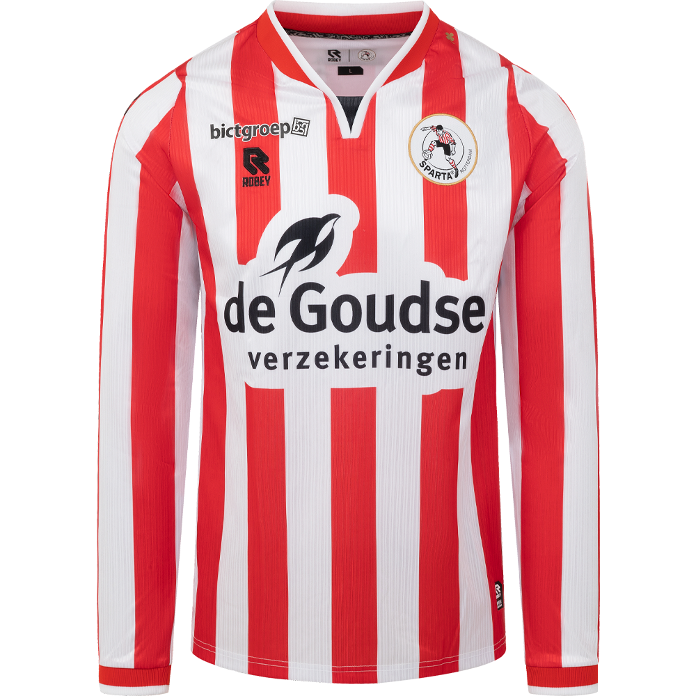 Heren Sparta Rotterdam 2024/25 Thuis Long Sleeve Shirt [=Eredivisie-Sparta Rotterdam=]