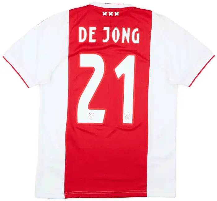 Heren F.DE JONG Ajax 2018/19 Thuis Shirt [=Eredivisie-Ajax=]