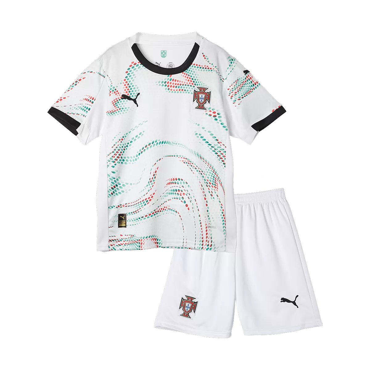 Kids Portugal Away Jersey Kit 2025