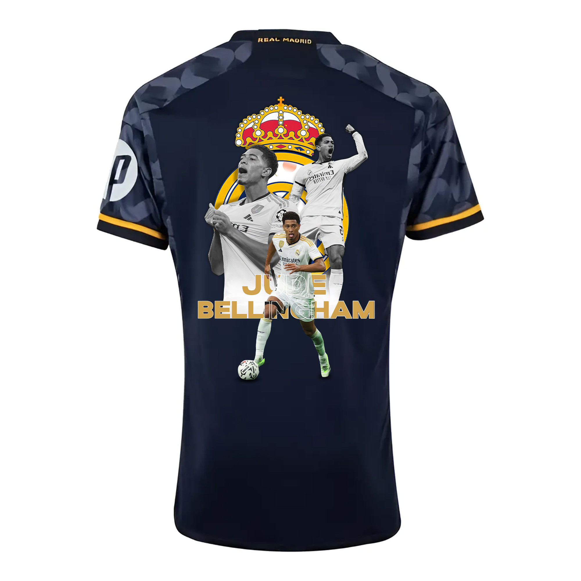 Jude Bellingham 5 Real Madrid Logo Auswärtstrikot – Herren