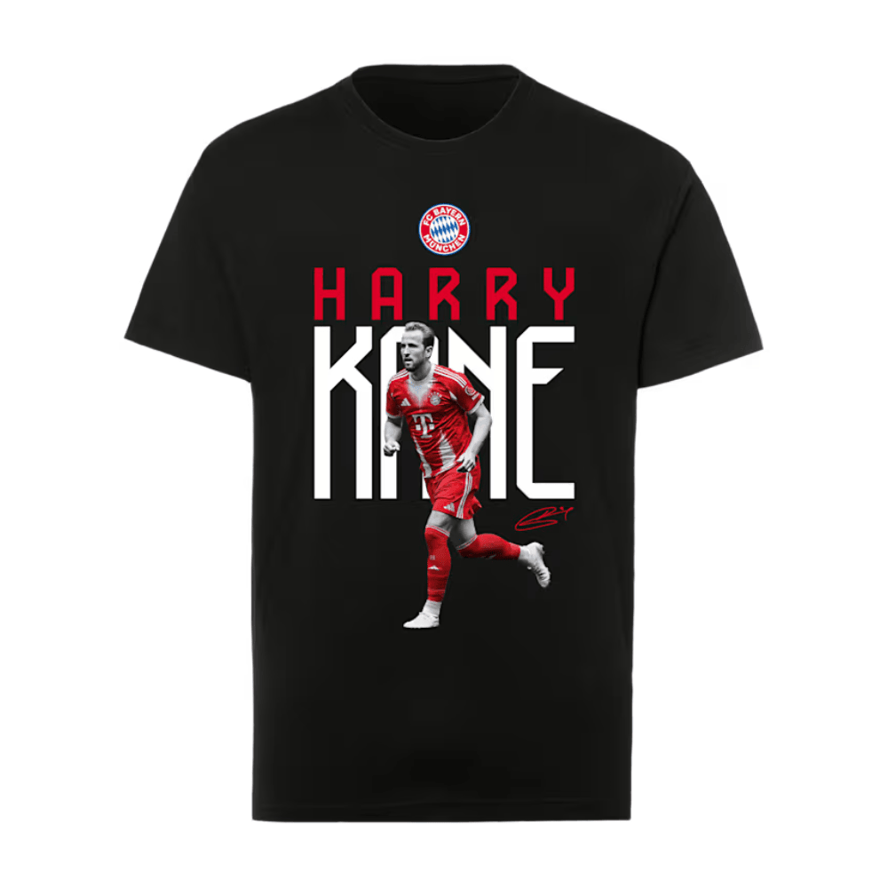 Harry Kane Unterschrift Bayern München Unisex T-shirt – Schwarz