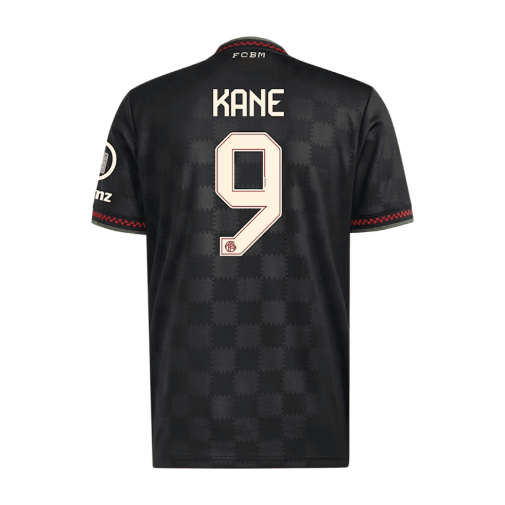 Harry Kane 9 Bayern München 2025/26 Drittes Herren Trikot – Schwarz