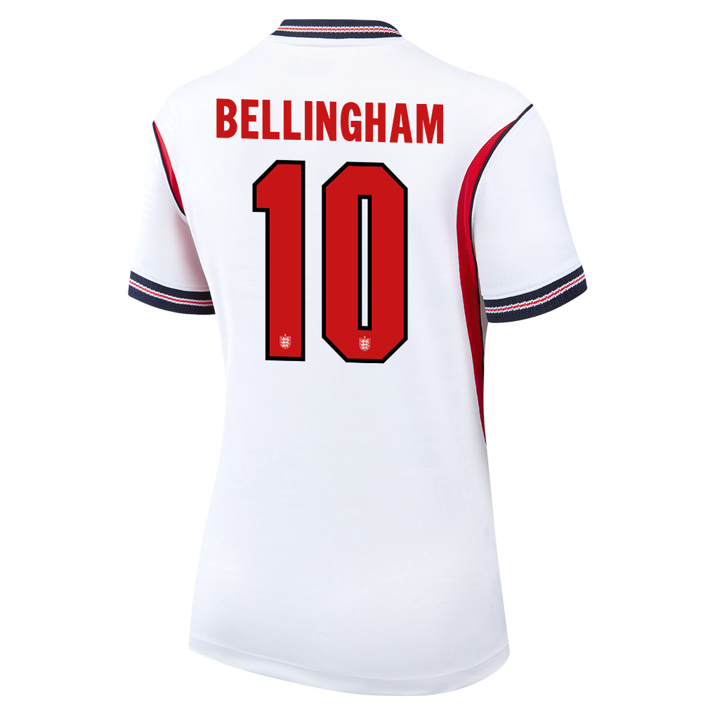 Jude Bellingham 10 Englische Frauen-Nationalmannschaft 2026 Heim Trikot – Weiß