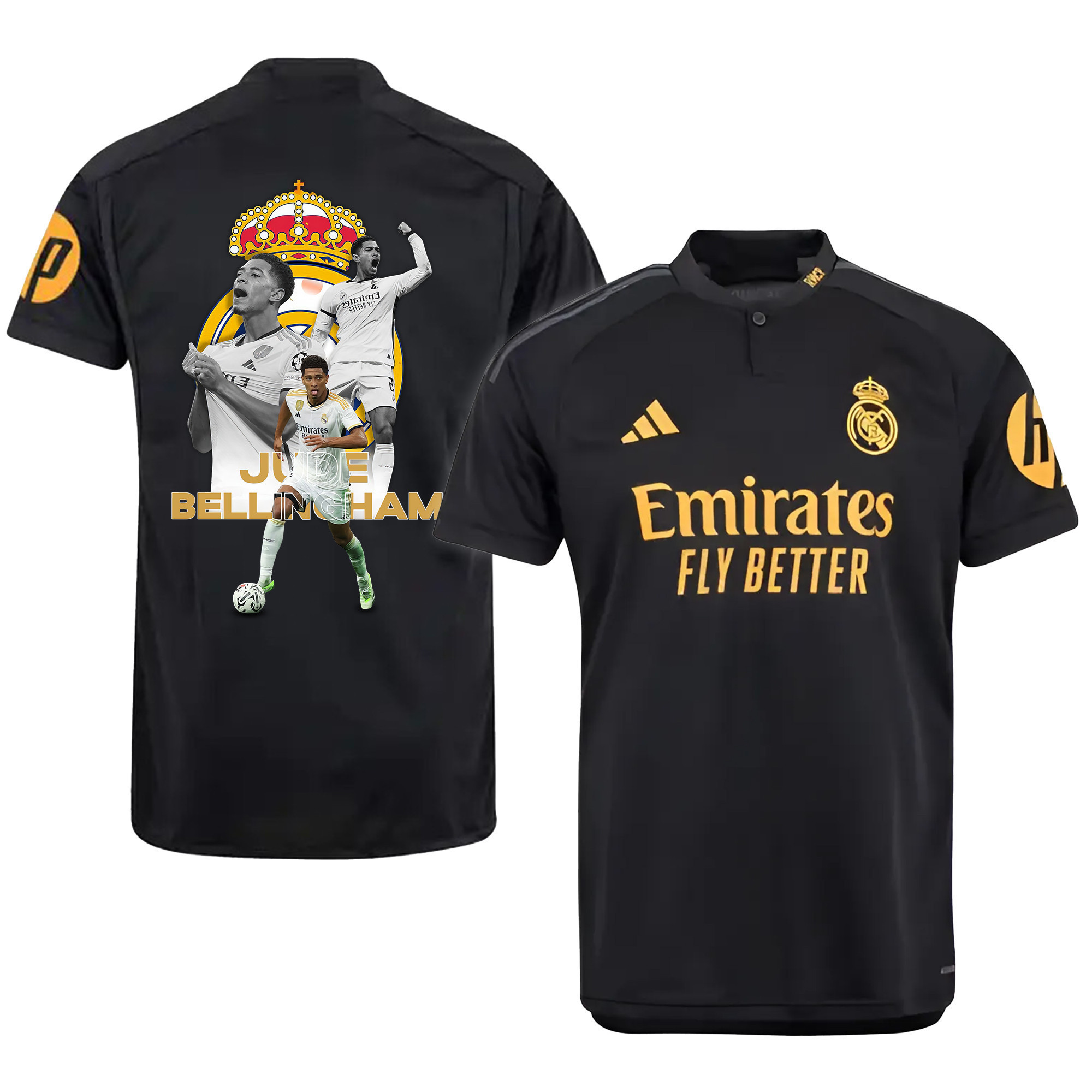 Jude Bellingham 5 Real Madrid Logo Drittes Trikot – Herren