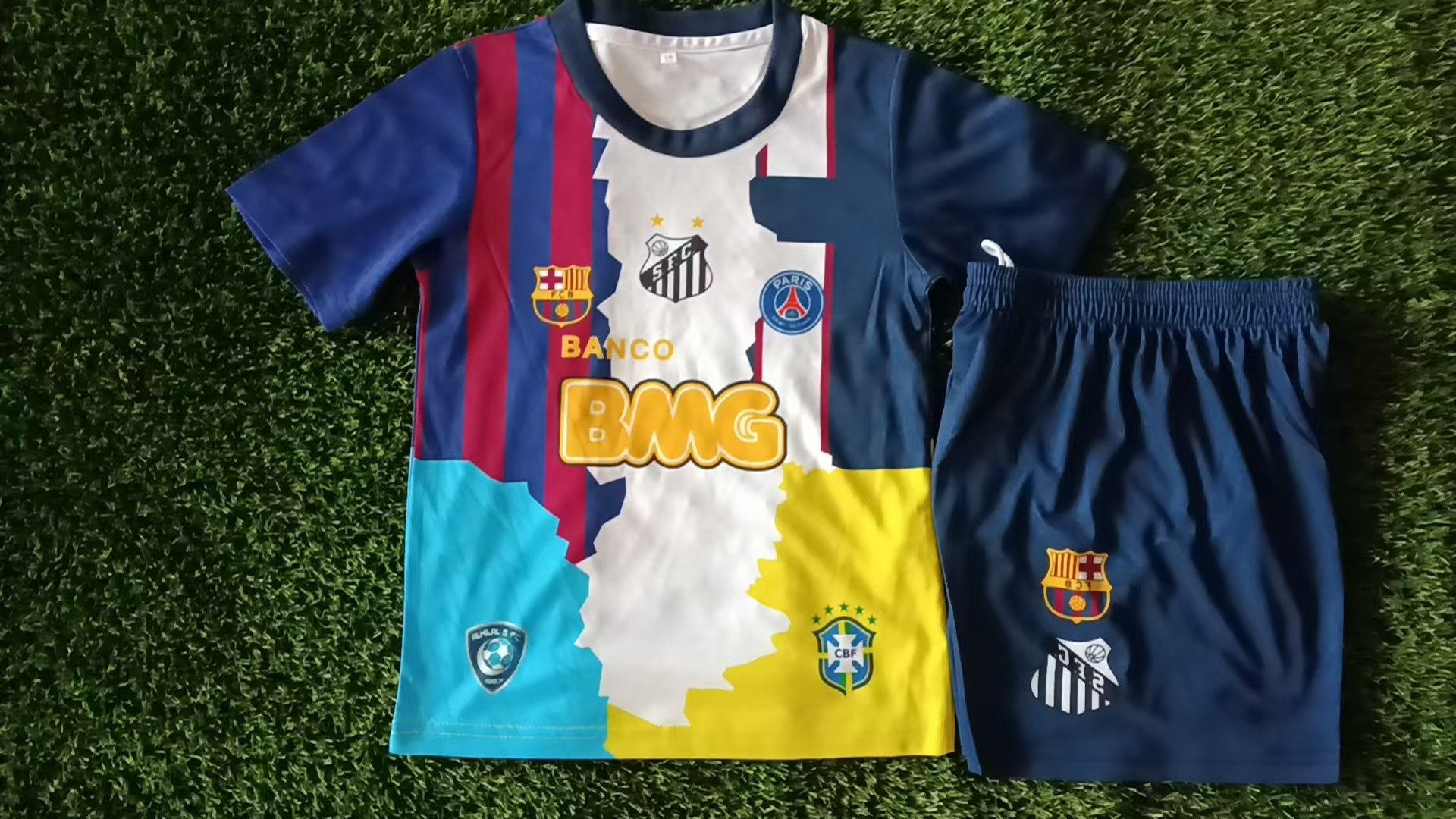 Limitierte Auflage Neymar Jr. 2025/26 Jugendtrikotset – Legacy Multi-Color Fusion