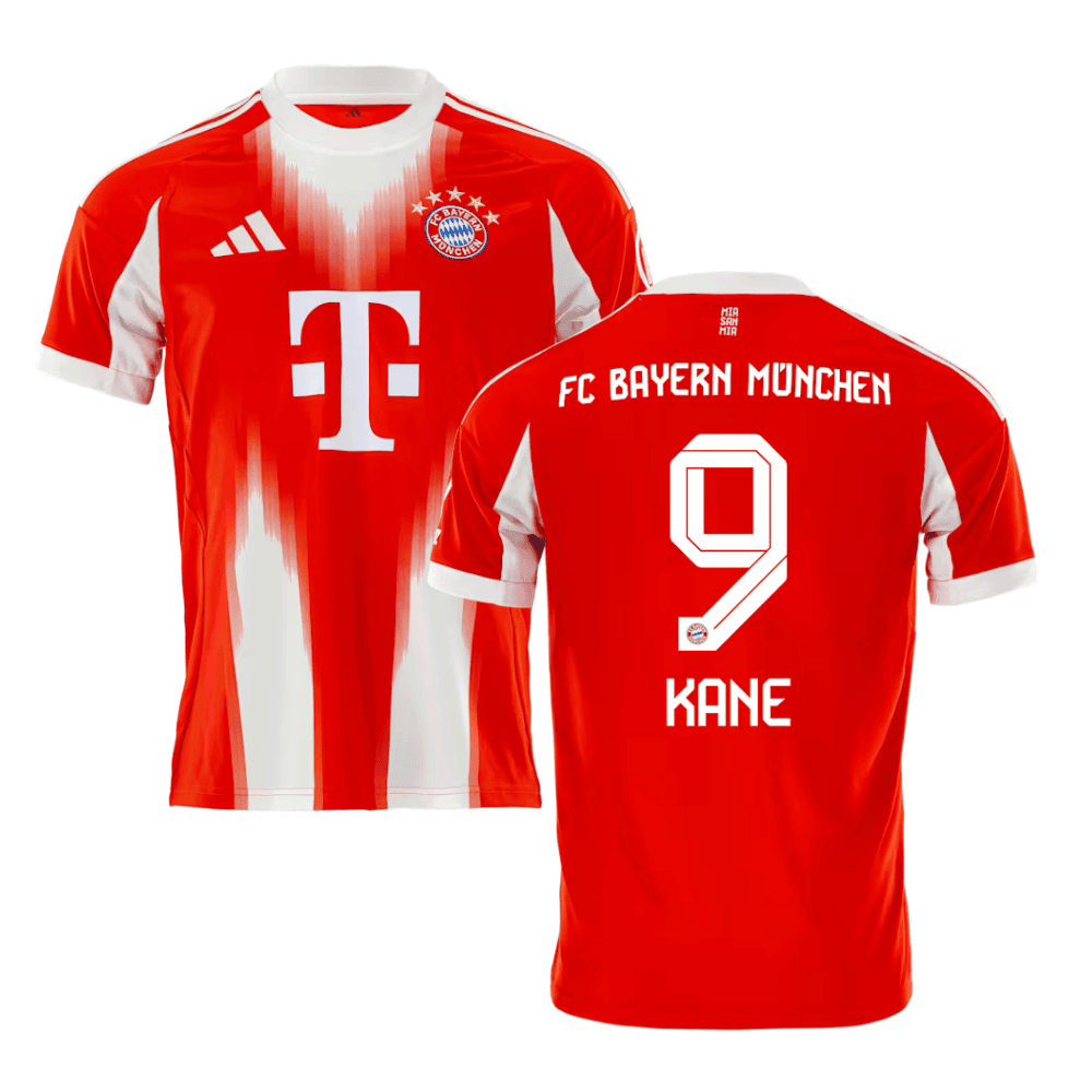 Harry Kane 9 Bayern München 2025/26 Heimtrikot Herren – Rot