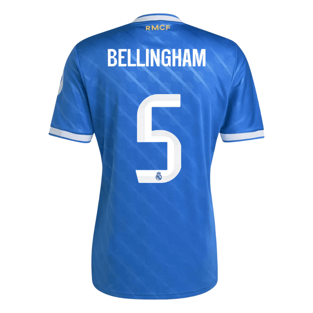 Jude Bellingham 5 Real Madrid 2025/26 Drittes Herren Trikot – Blau