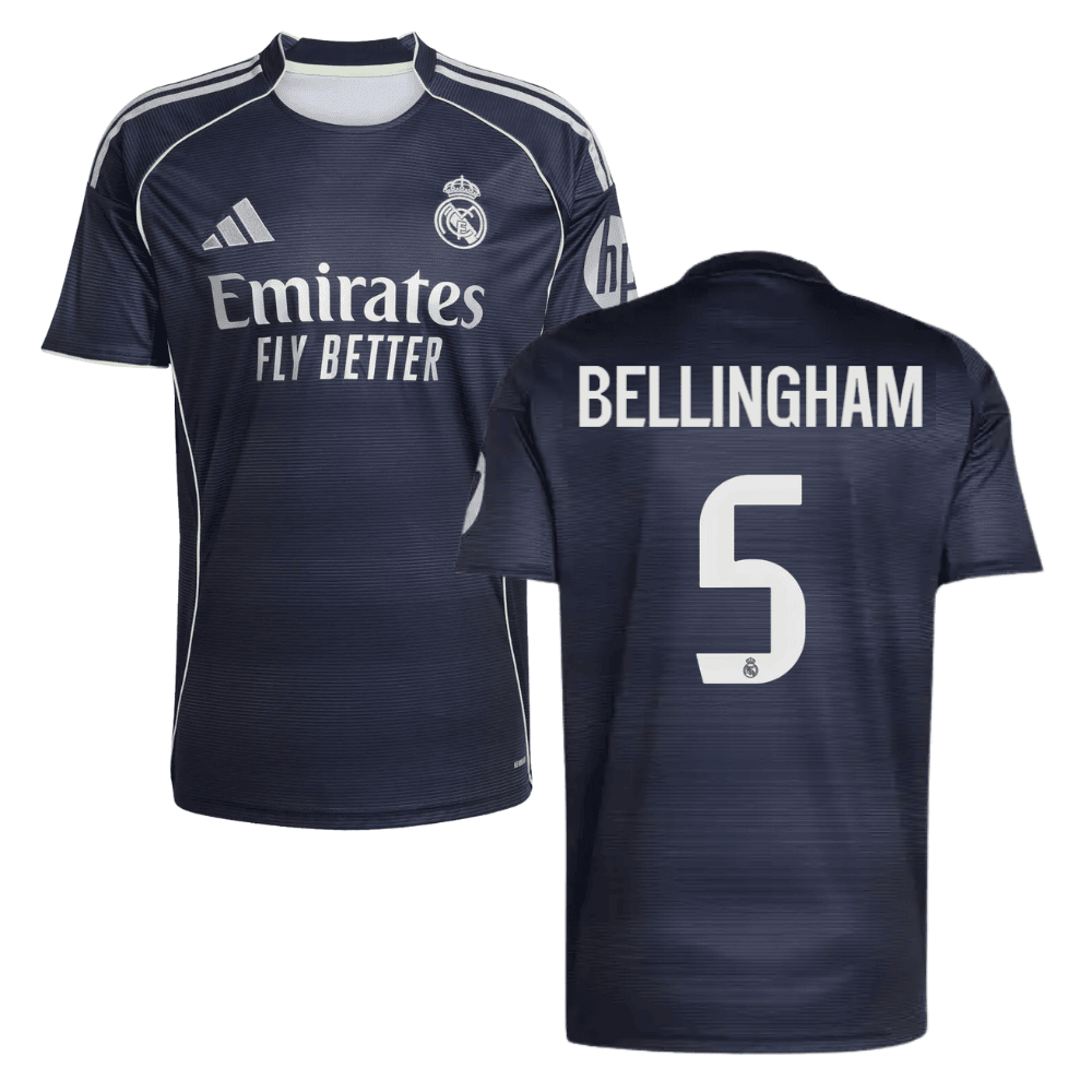 Jude Bellingham 5 Real Madrid 2025/26 Auswärts Herren Trikot – Marineblau