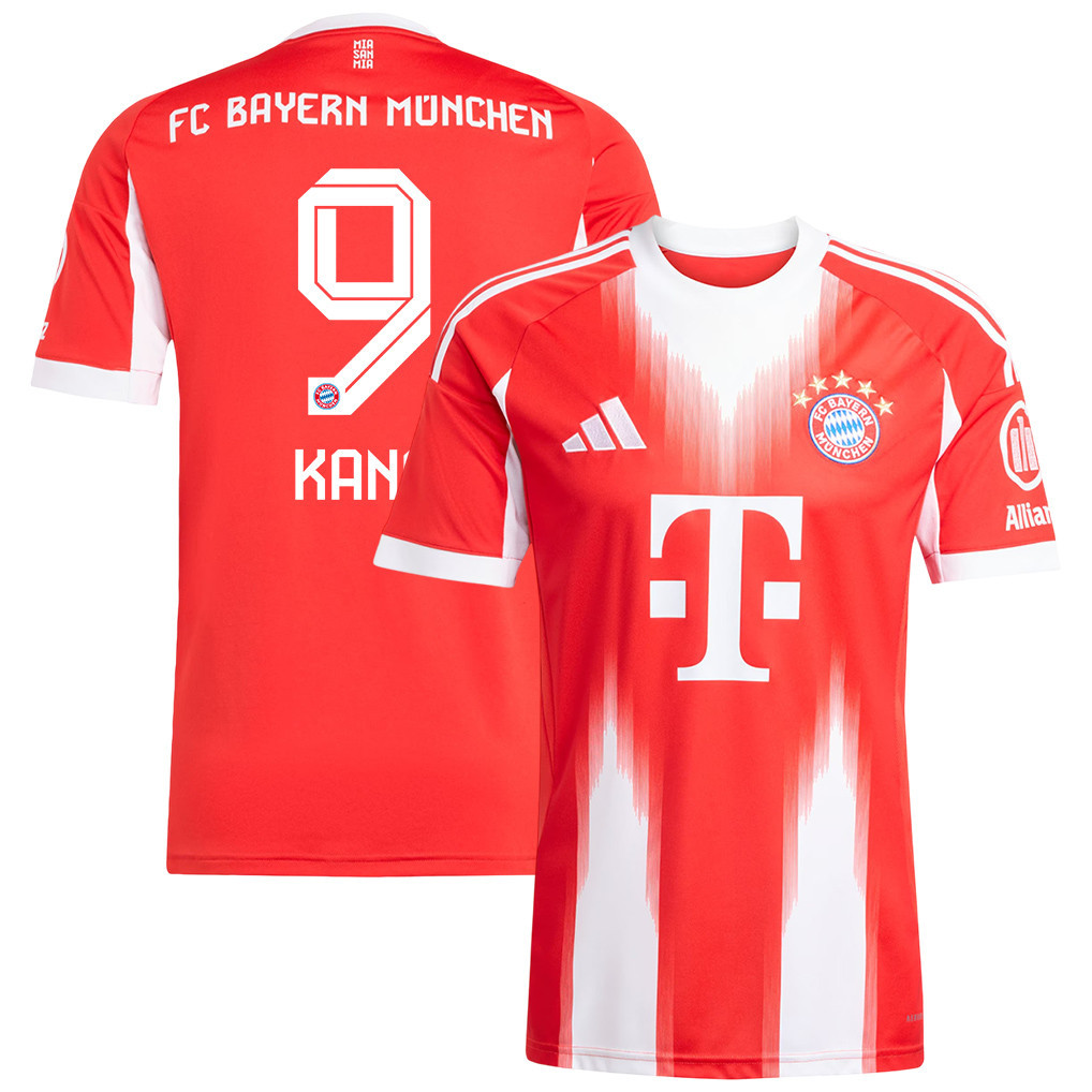 Harry Kane 9 Bayern München Heimtrikot 2025/26 Herren – Rot