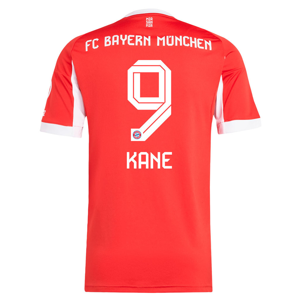 Harry Kane 9 Bayern München Heimtrikot 2025/26 Herren – Rot