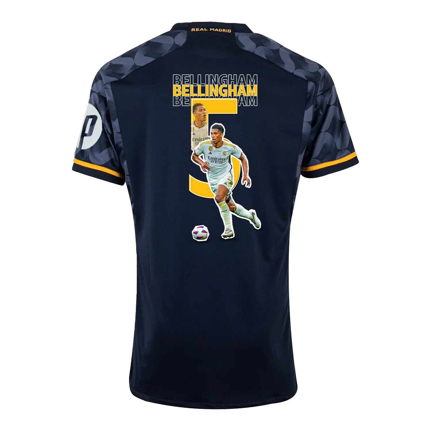 Jude Bellingham 5 Real Madrid Art Design Auswärtstrikot – Herren