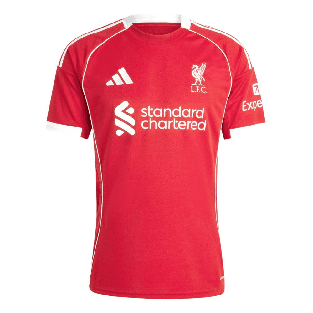 Mohamed Salah 11 Liverpool 2025/26 Heim Herren Trikot – Rot