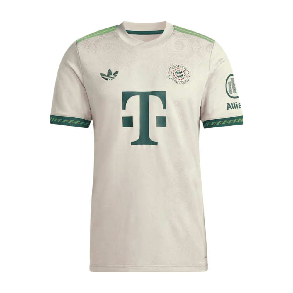 Harry Kane 9 Bayern München 2025/26 Viertes Herren Trikot – Creme