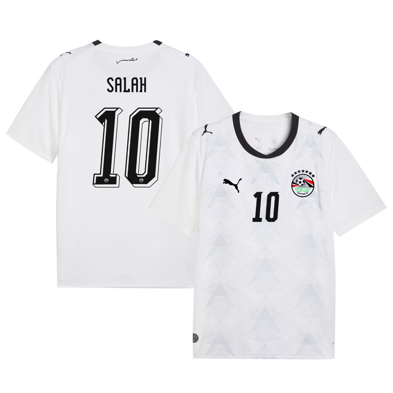 Mohamed Salah 10 Ägyptische Nationalmannschaft 2026 Herren Auswärtstrikot – Weiß