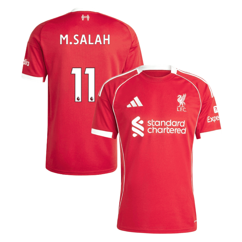 Mohamed Salah 11 Liverpool 2025/26 Heim Herren Trikot – Rot
