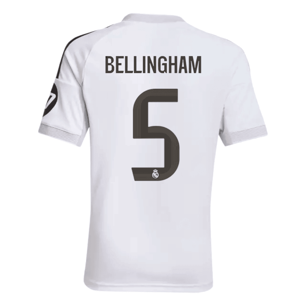 Jude Bellingham 5 Real Madrid 2025/26 Heim Jugend Trikot – Weiß