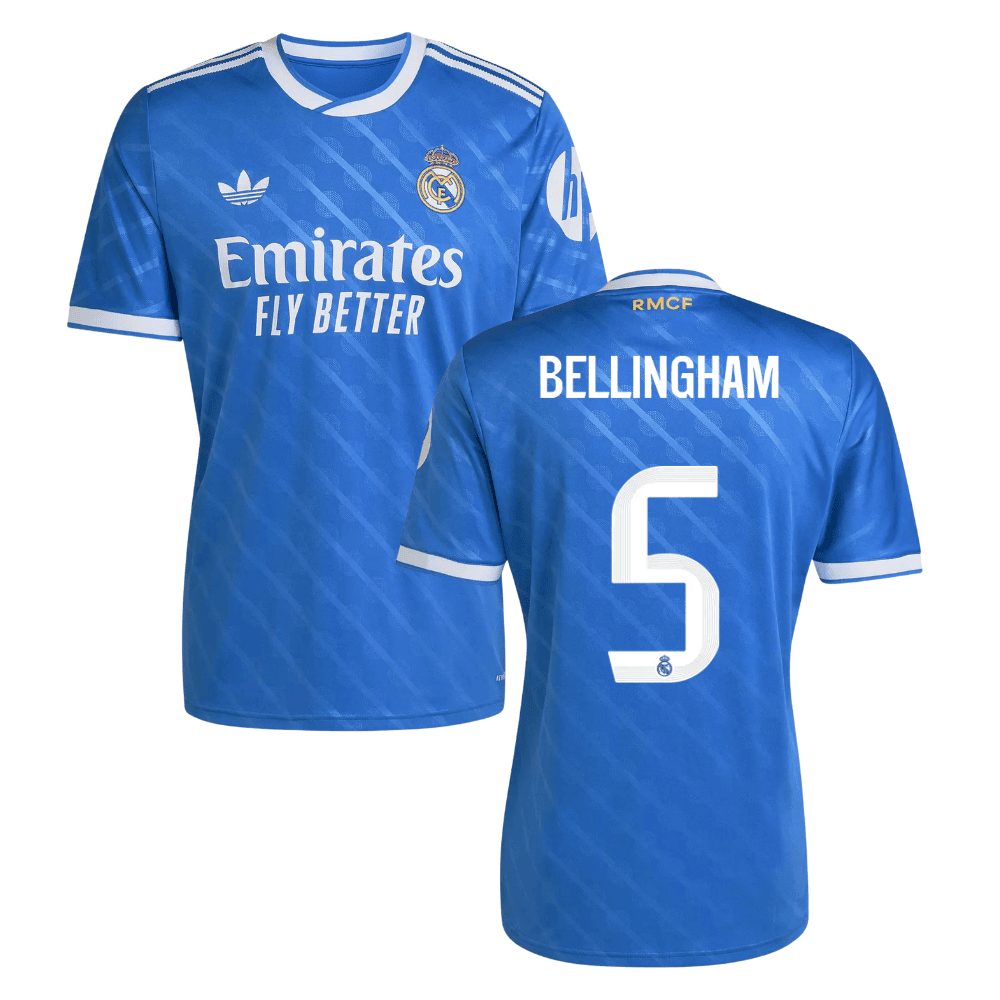 Jude Bellingham 5 Real Madrid 2025/26 Drittes Herren Trikot – Blau