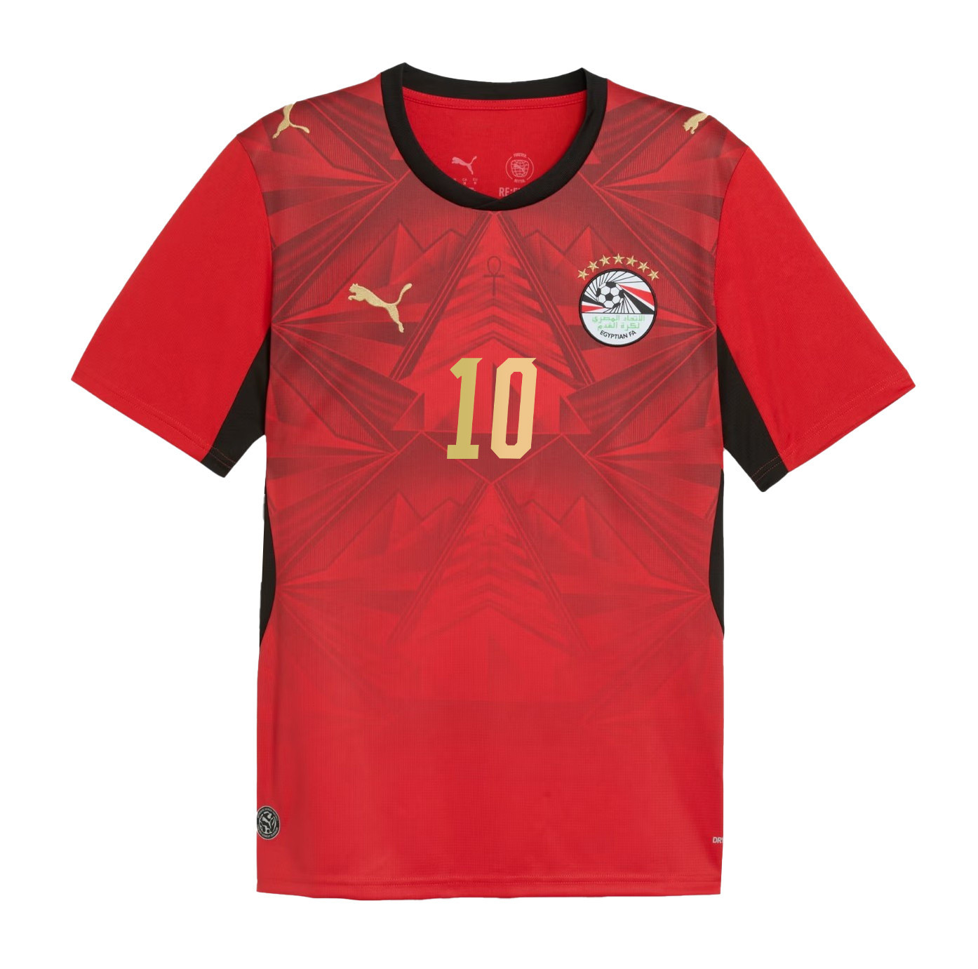 Mohamed Salah 10 Ägyptische Nationalmannschaft 2026 Herren Heimtrikot – Rot