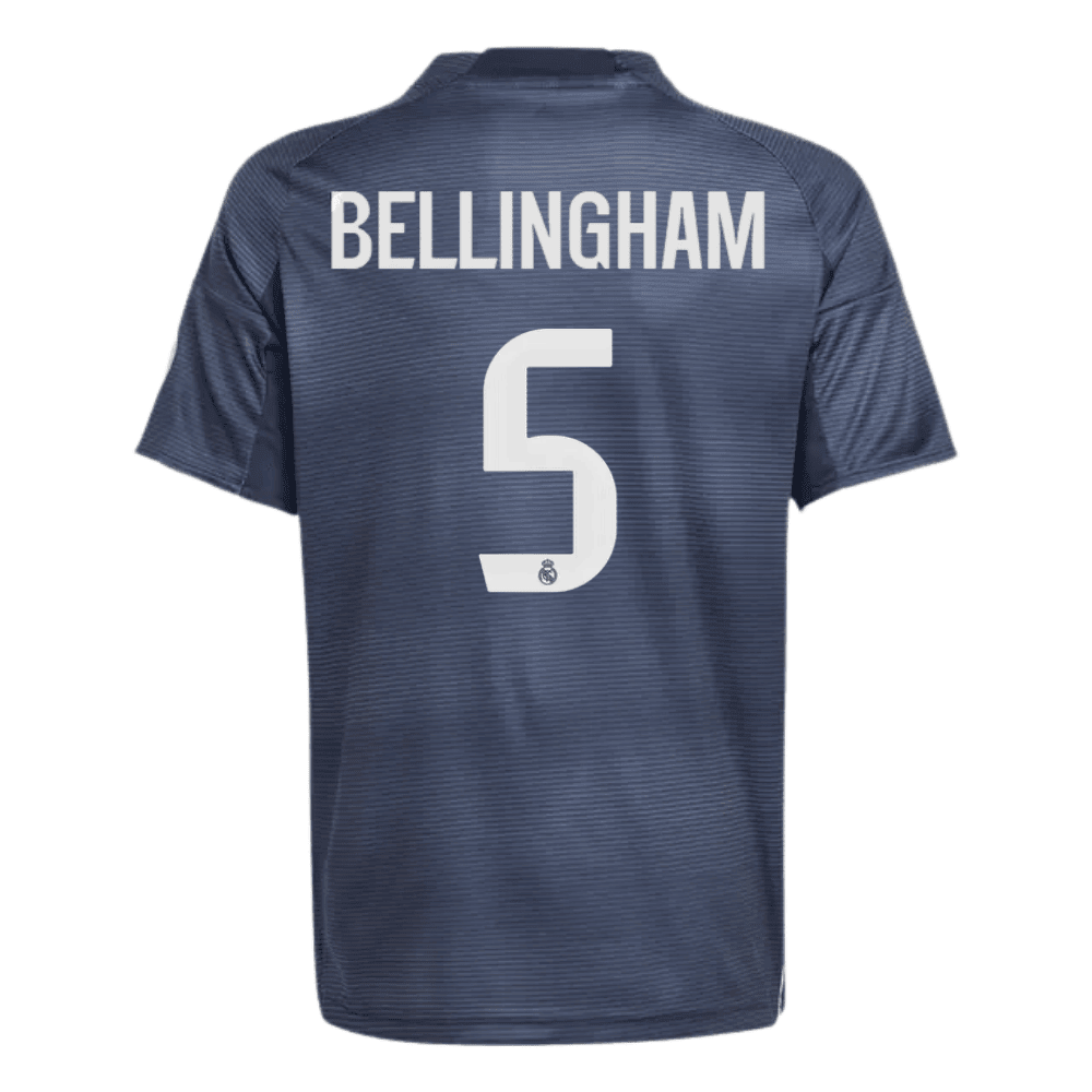 Jude Bellingham 5 Real Madrid 2025/26 Auswärts Jugend Trikot – Marineblau