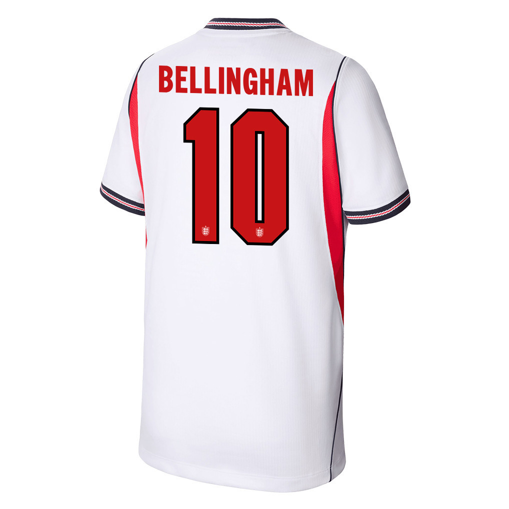 Jude Bellingham 10 England Nationalmannschaft Jugend 2026 Heimtrikot – Weiß