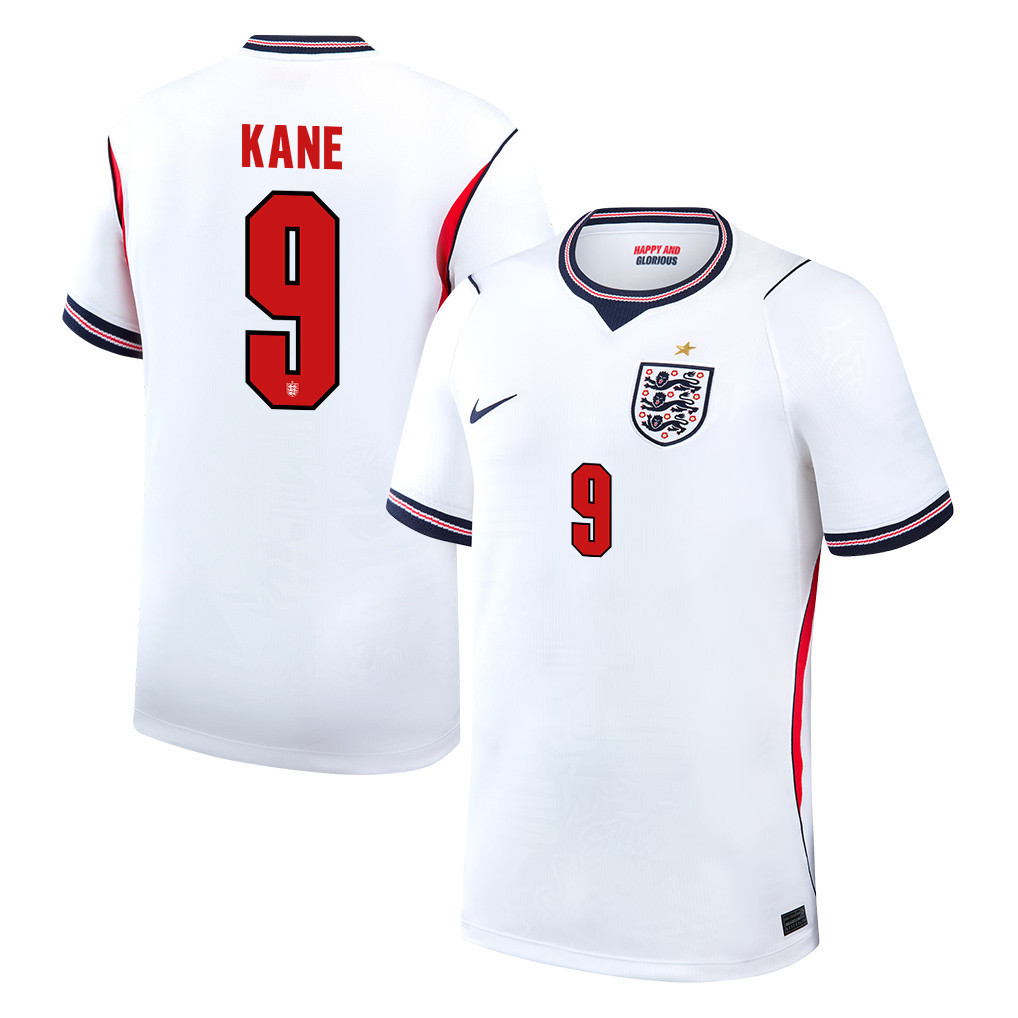 Harry Kane 9 Englische Nationalmannschaft 2026 Herren Heimtrikot – Weiß