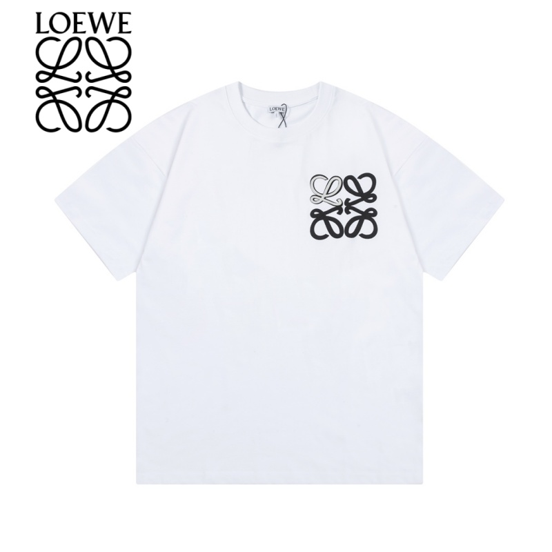 LOEWE ロエベ メンズ レディース カップル 半袖ハーフスリーブTシャツ
